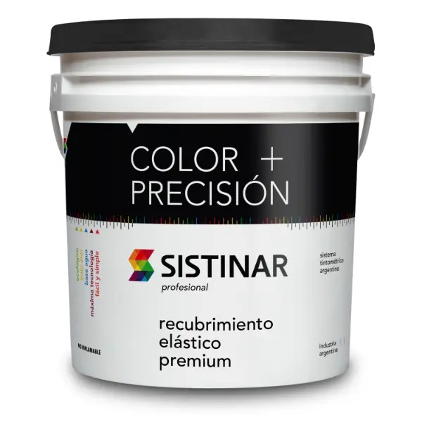 [SPT10] Base Elástica Premium Sistinar (Blanco, 10 Litros, Mate)