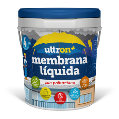 [2UMT4] Ultron Membrana Liquida con Poliuretano (Teja, 8 Kgs)