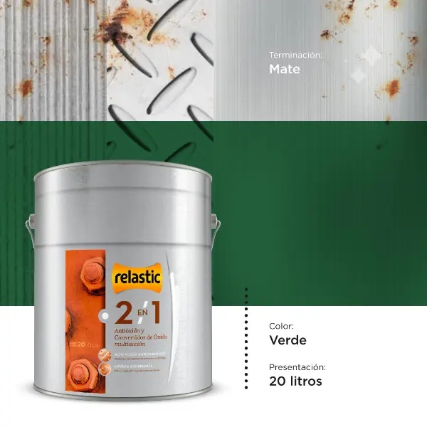 [21V20] 2 en 1 Convertidor y Antioxido (Verde, 20 Litros)