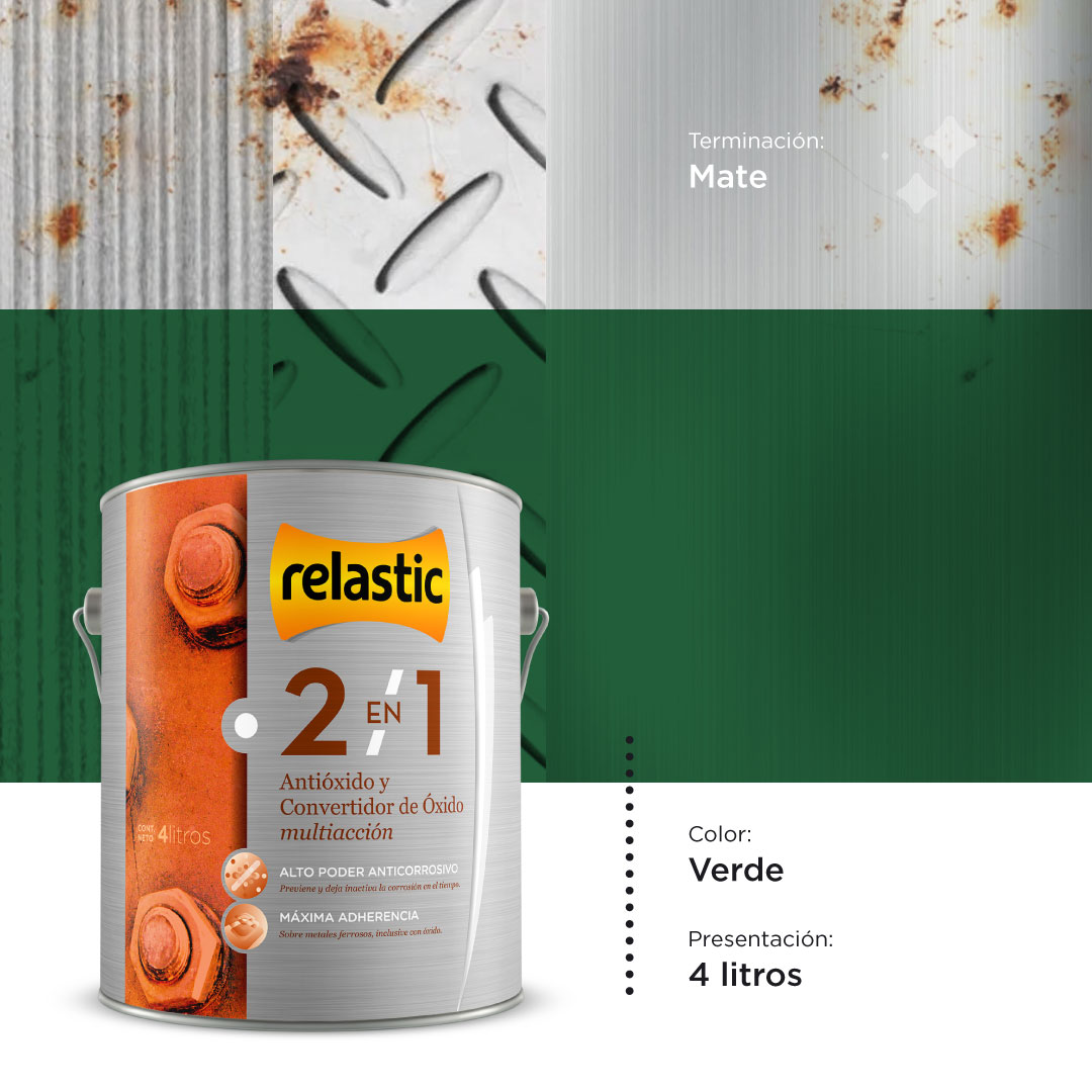 [21V4] 2 en 1 Convertidor y Antioxido (Verde, 4 Litros)