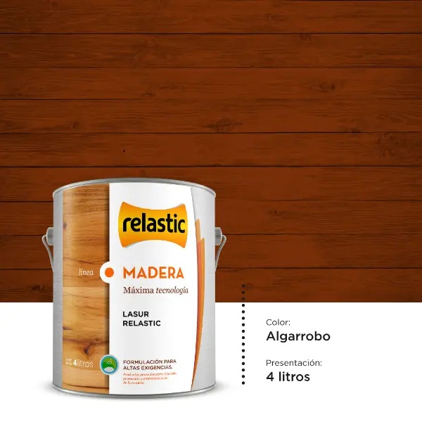 [LA4] Lasur Protector para Madera (Algarrobo, 4 Litros)
