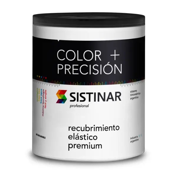 [BEPSBS1] Base Elástica Premium Sistinar (Blanco, 1 Litro, Satinado)