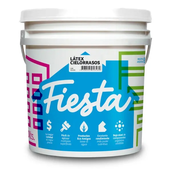 [LCF10] Latex Cielorrasos Fiesta (10 Litros)