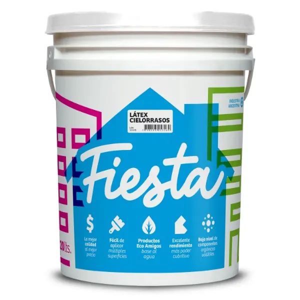 [LCF20] Latex Cielorrasos Fiesta (20 Litros)