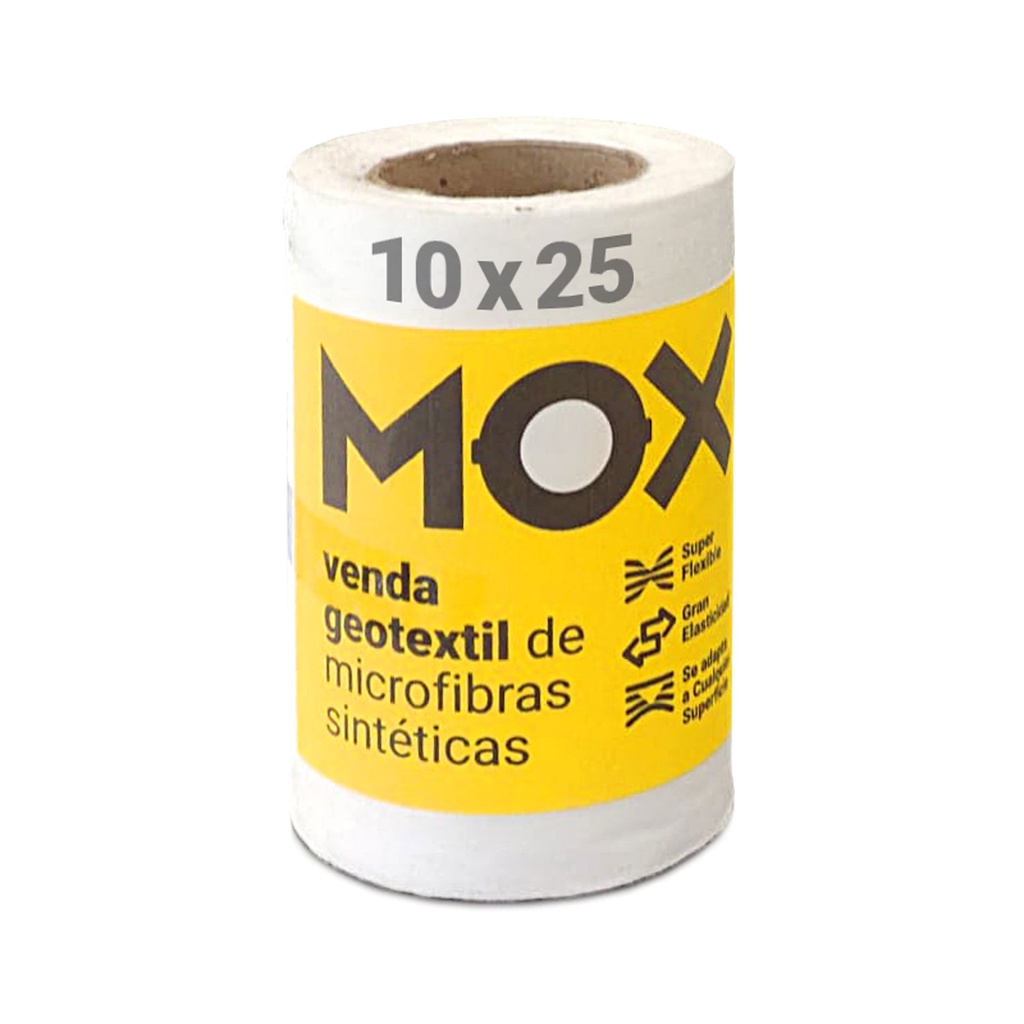 Kit 6 Rollos Manta Elástica Geotextil 1mt X 25mts