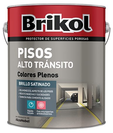 Brikol Pisos Alto Transito (Verde, 4 Litros)